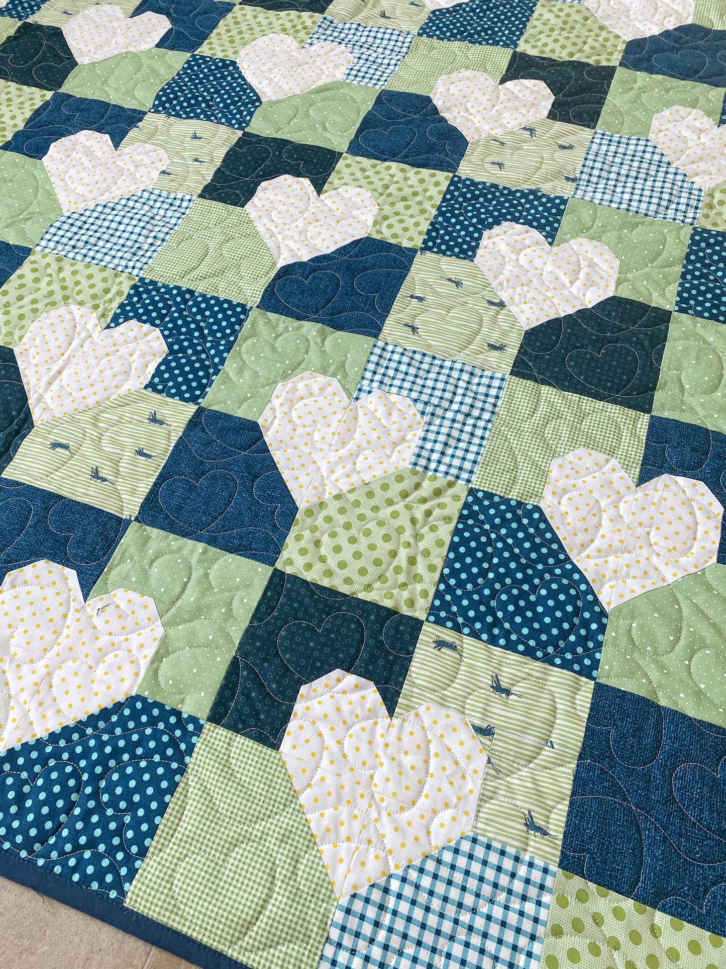 Patchwork Hearts & Solstice Lights