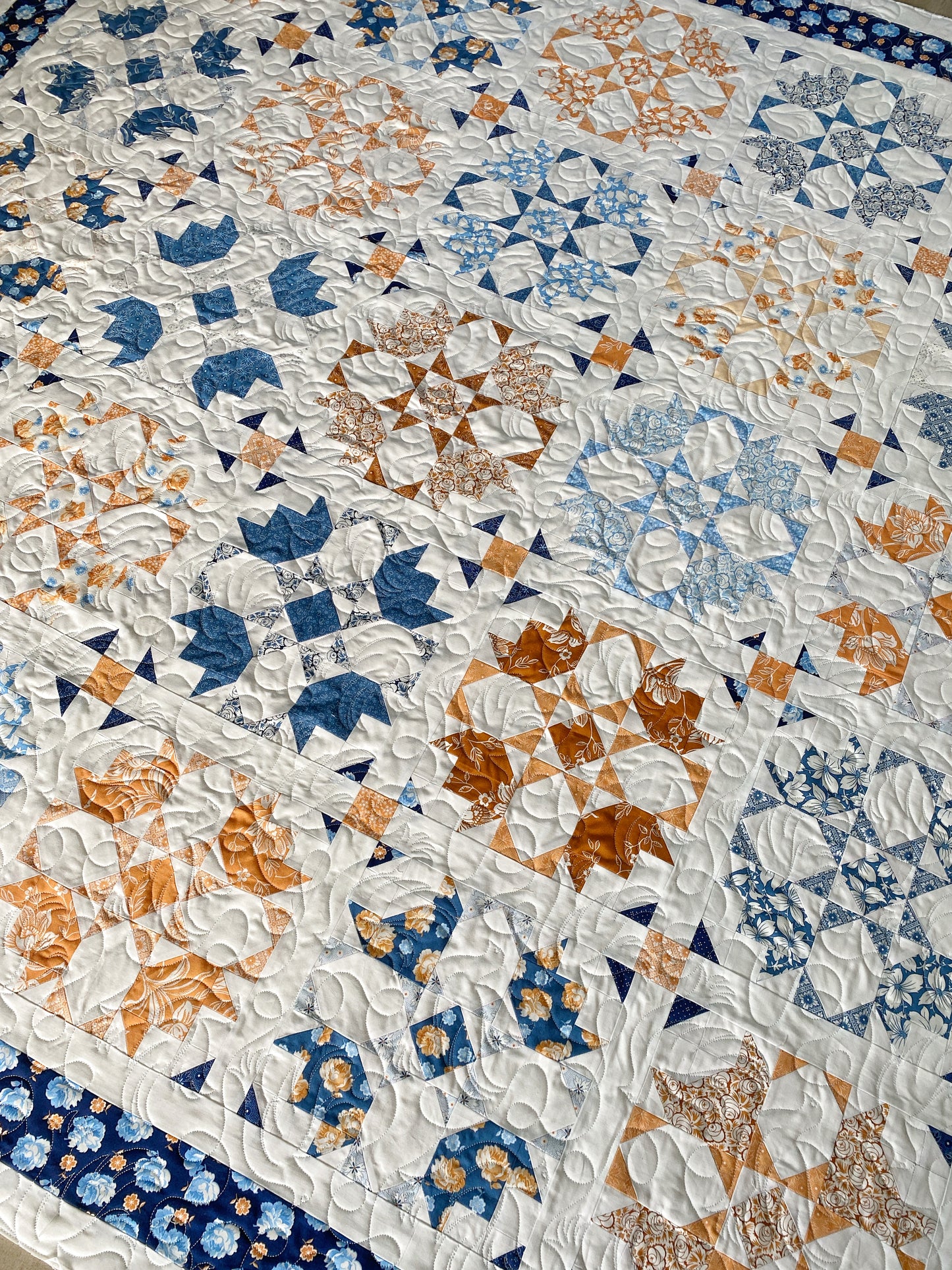 Demin and Daisies & Peacock