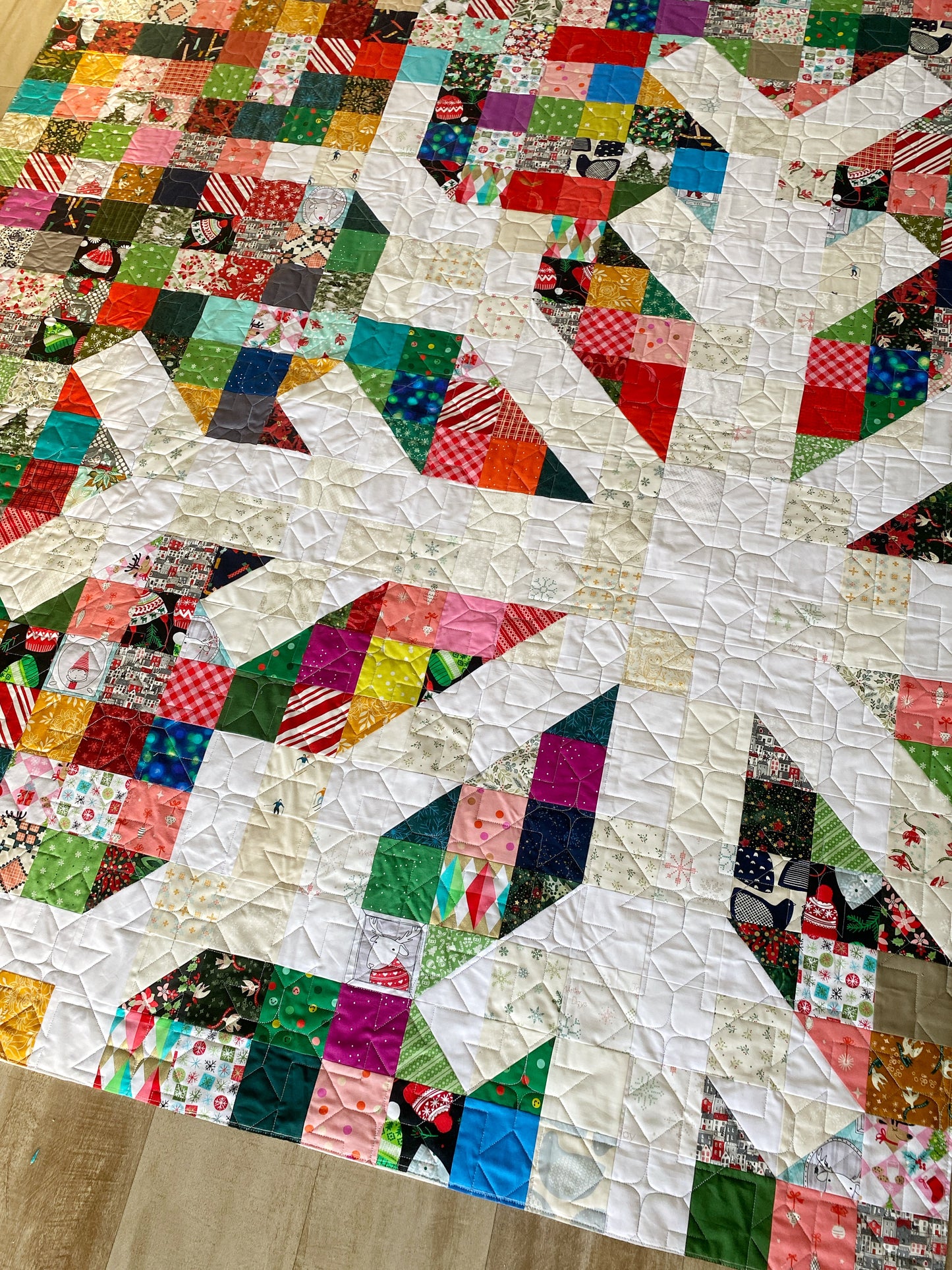 Stella, Star of Wonder, Modern Snowflake, Piece & Quilt