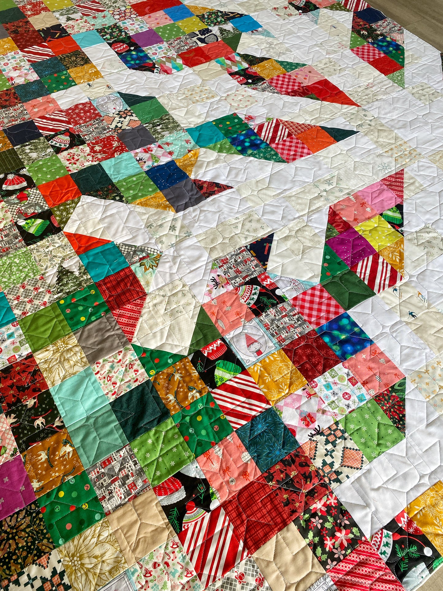 Stella, Star of Wonder, Modern Snowflake, Piece & Quilt