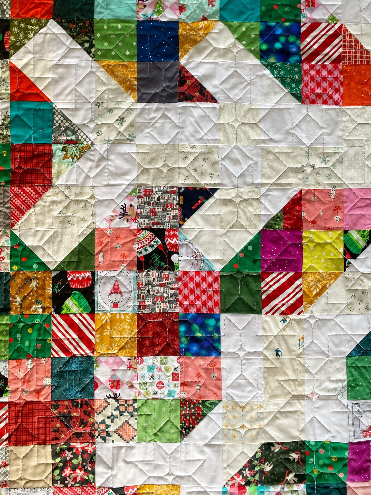 Stella, Star of Wonder, Modern Snowflake, Piece & Quilt