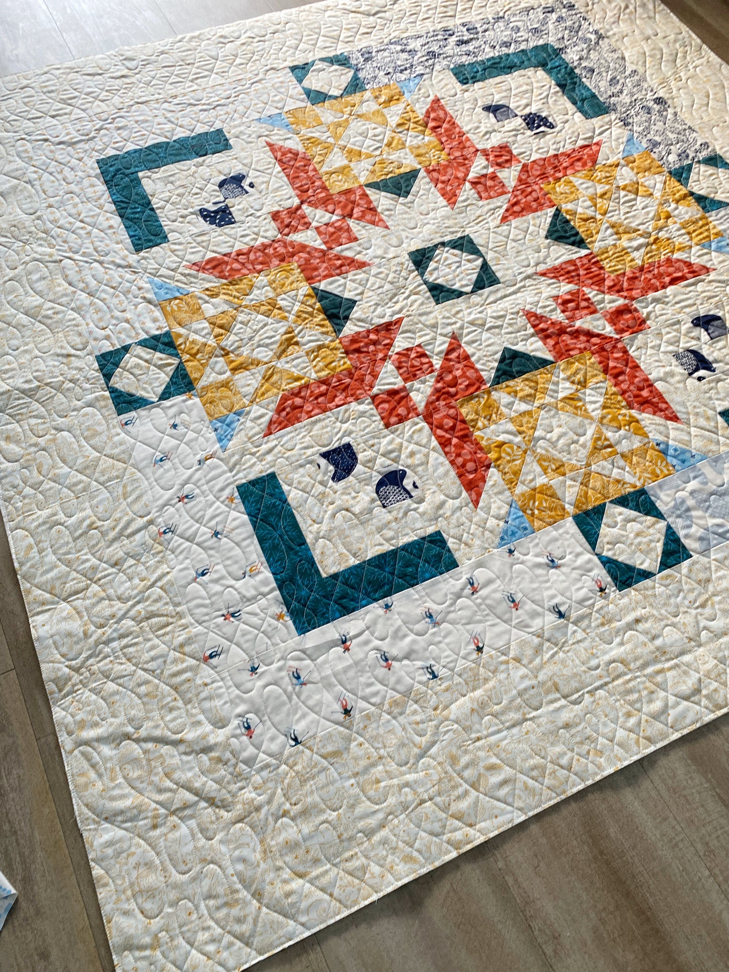 Stella, Star of Wonder, Modern Snowflake, Piece & Quilt