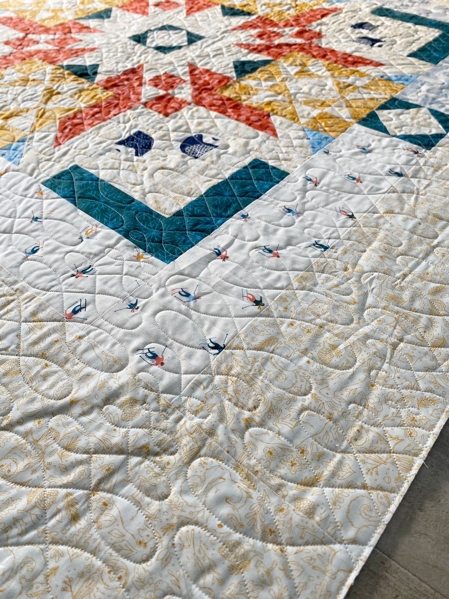 Stella, Star of Wonder, Modern Snowflake, Piece & Quilt