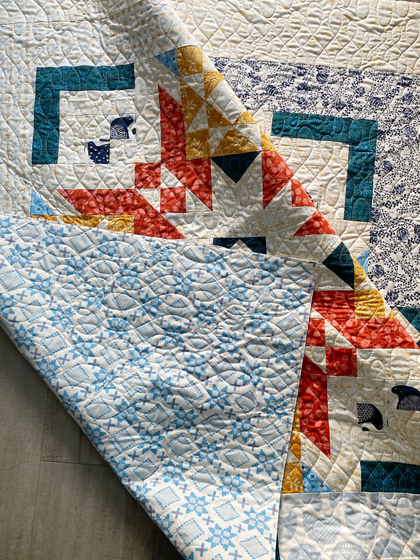 Stella, Star of Wonder, Modern Snowflake, Piece & Quilt