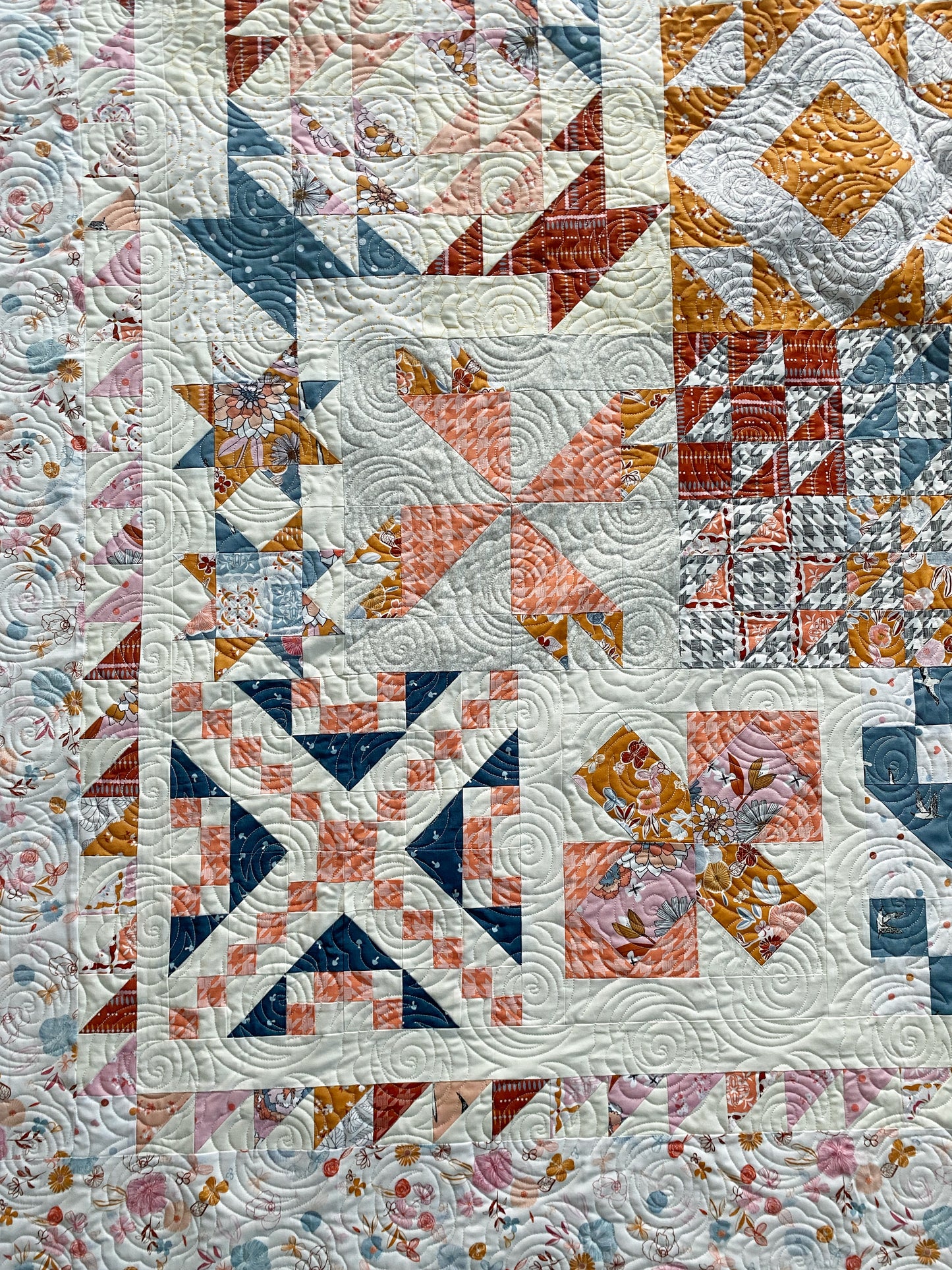 Stella, Star of Wonder, Modern Snowflake, Piece & Quilt