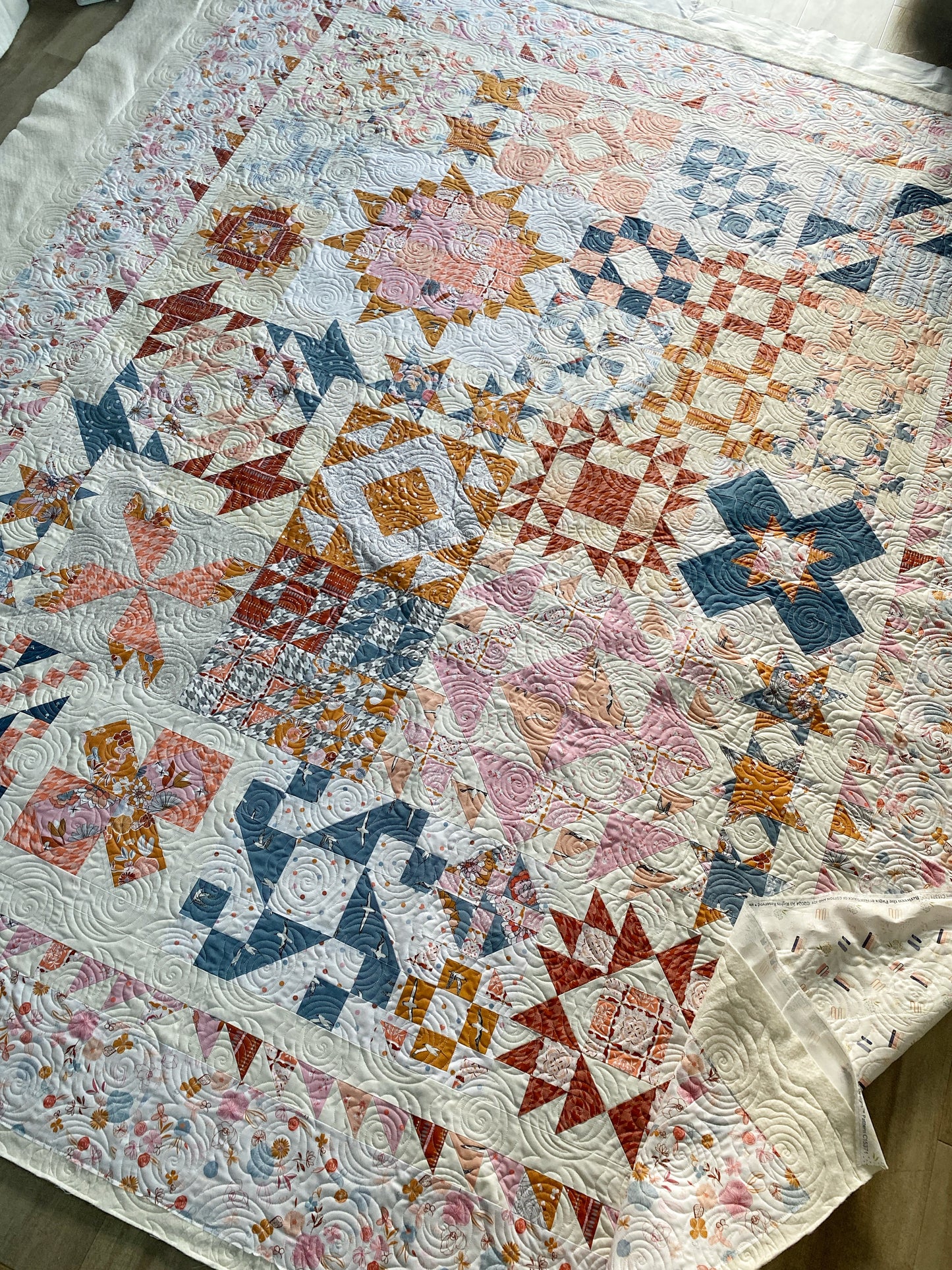 Stella, Star of Wonder, Modern Snowflake, Piece & Quilt