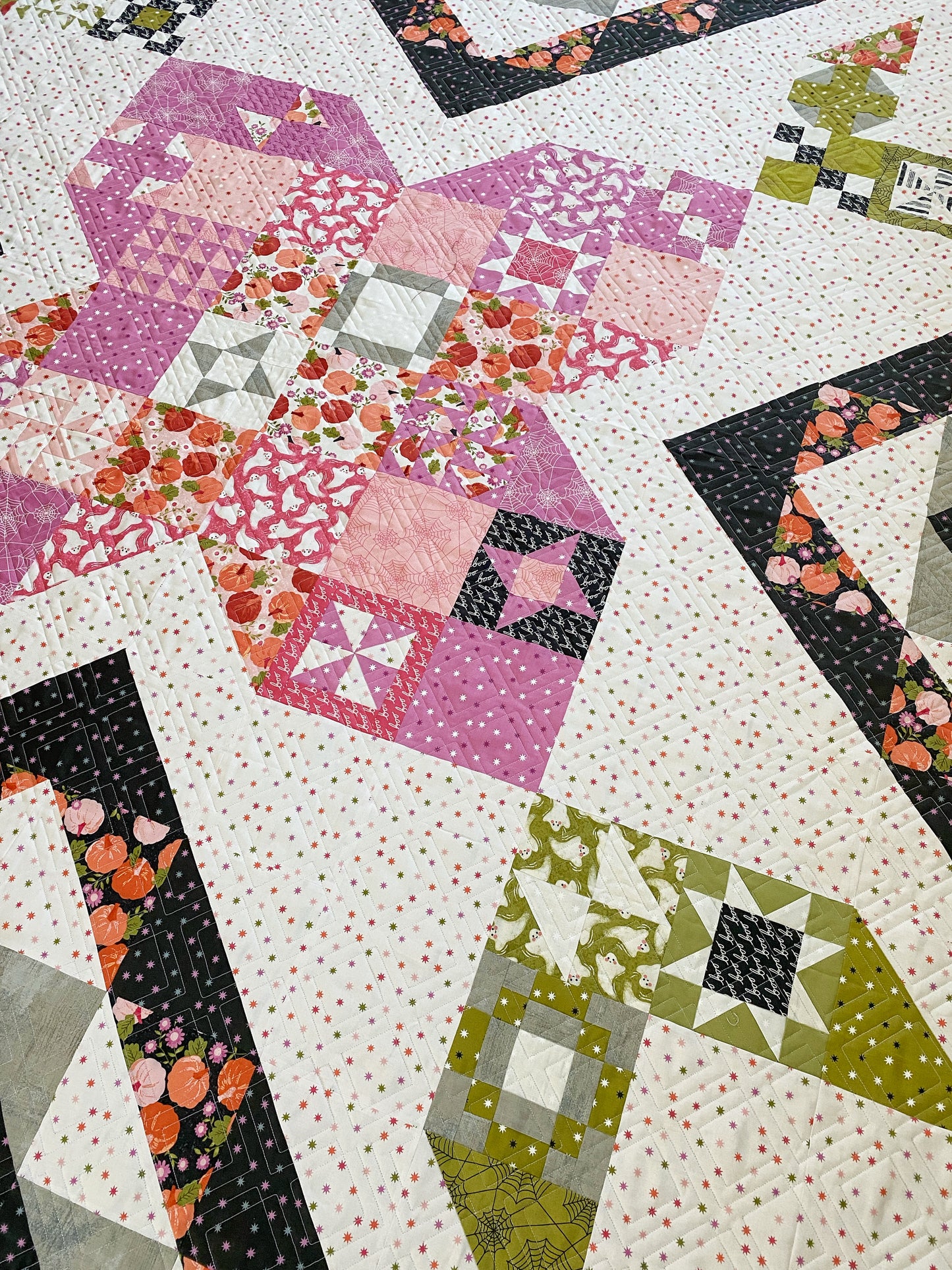 Rose in Bloom, Sugarplum Dreams, Fancy Four Patch, Daydreams, Witchy Manor and Pumpkin Sky