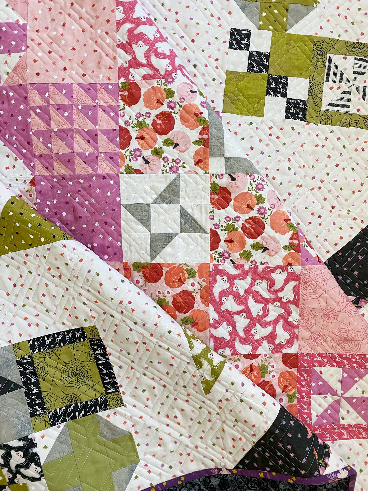 Rose in Bloom, Sugarplum Dreams, Fancy Four Patch, Daydreams, Witchy Manor and Pumpkin Sky