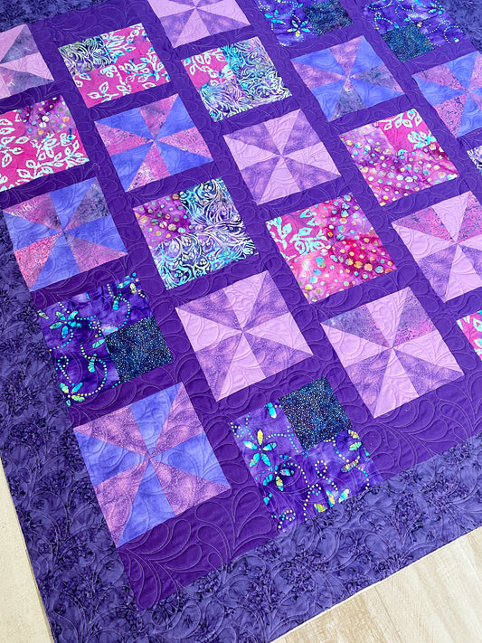 Purple Pinwheels