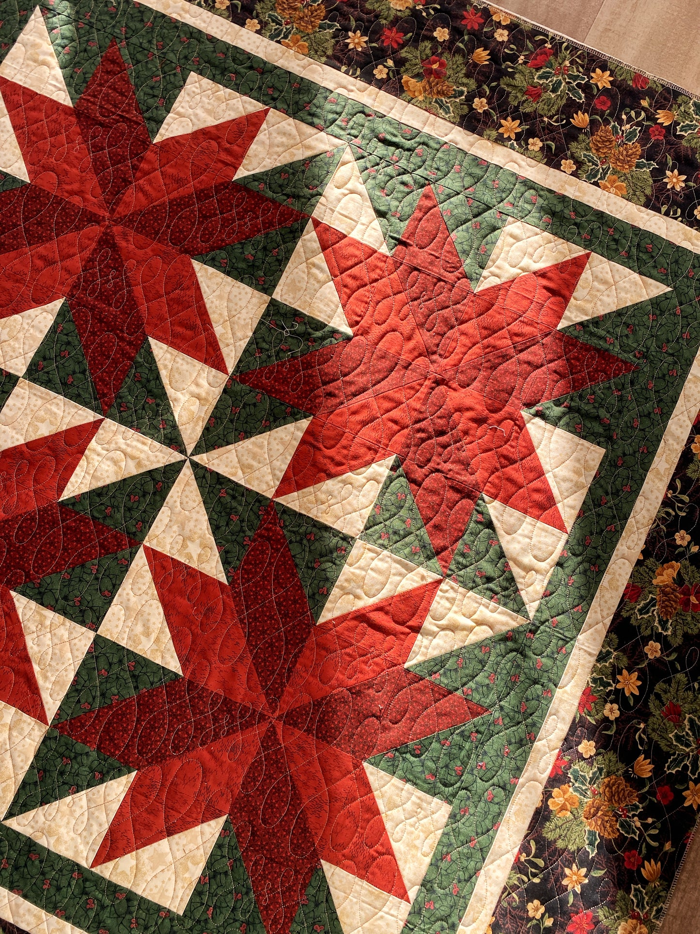 Sunflower and Christmas Quilts