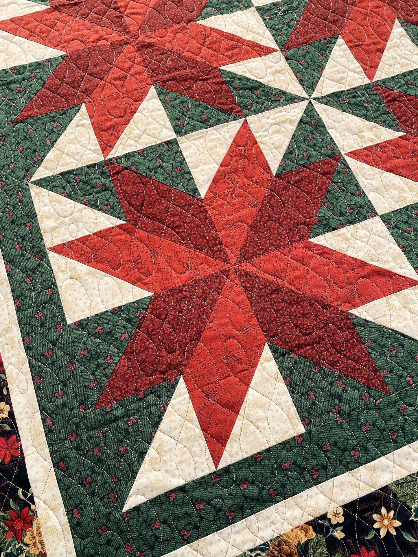 Sunflower and Christmas Quilts
