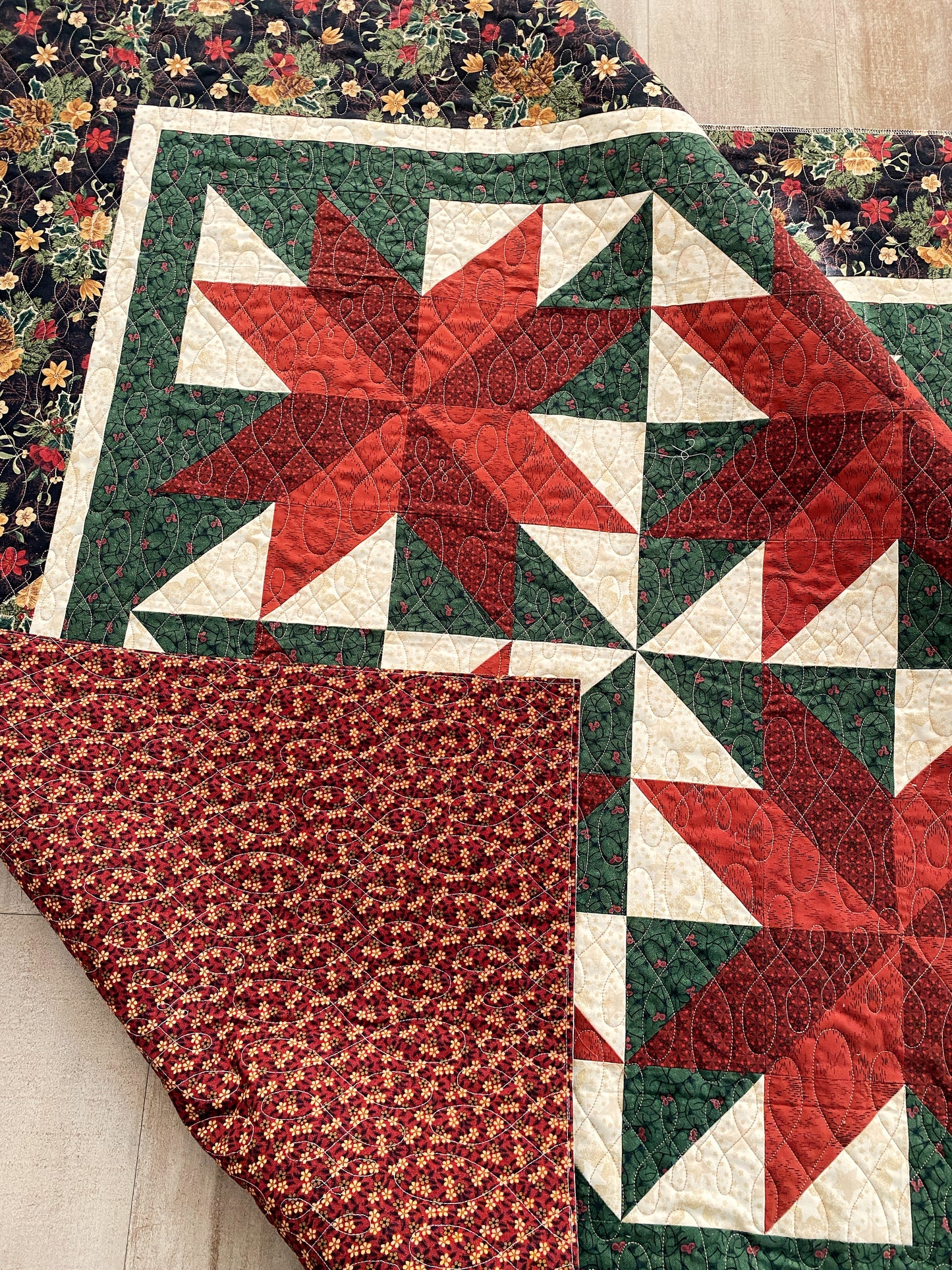 Sunflower and Christmas Quilts