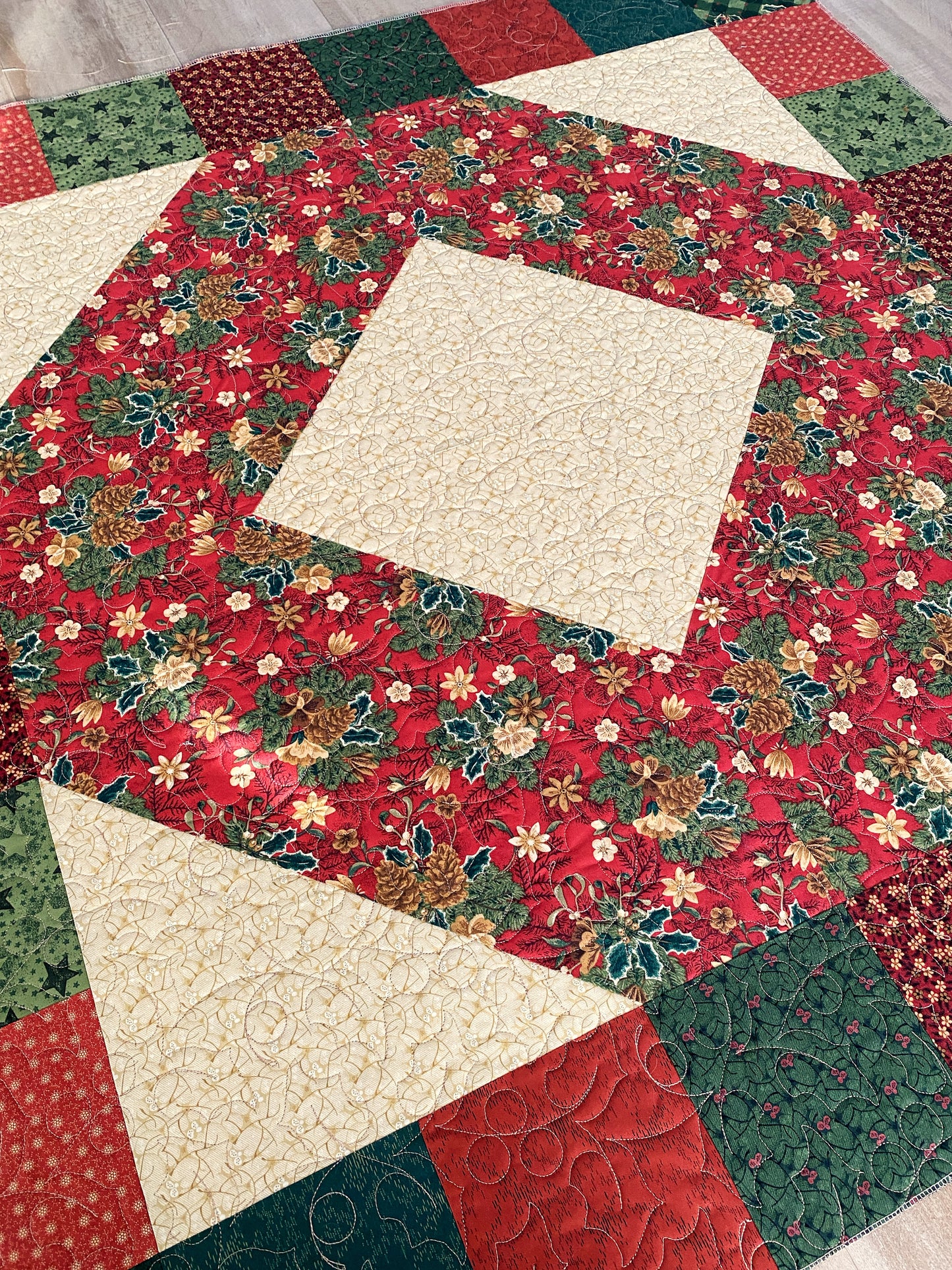 Sunflower and Christmas Quilts