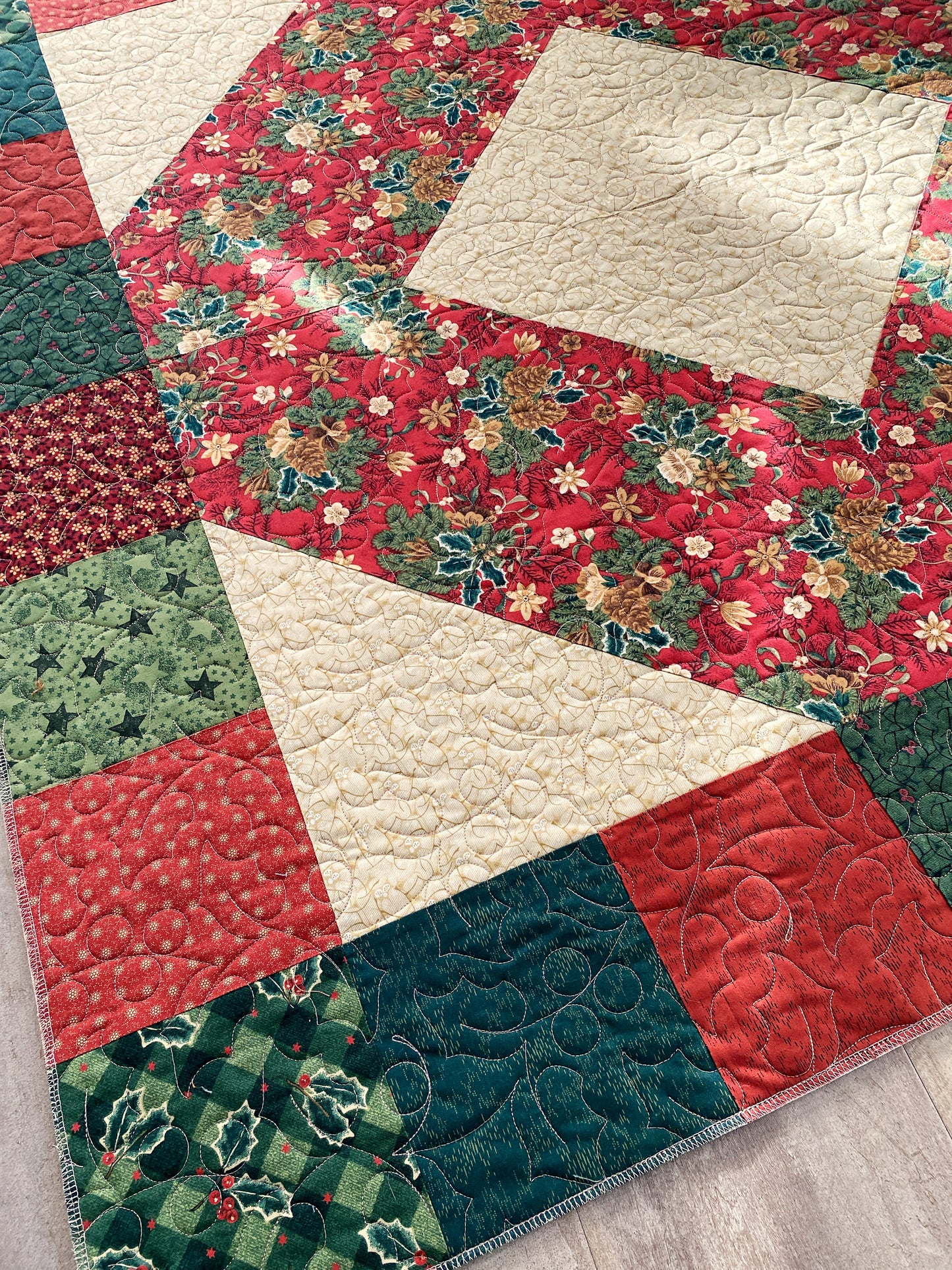 Sunflower and Christmas Quilts