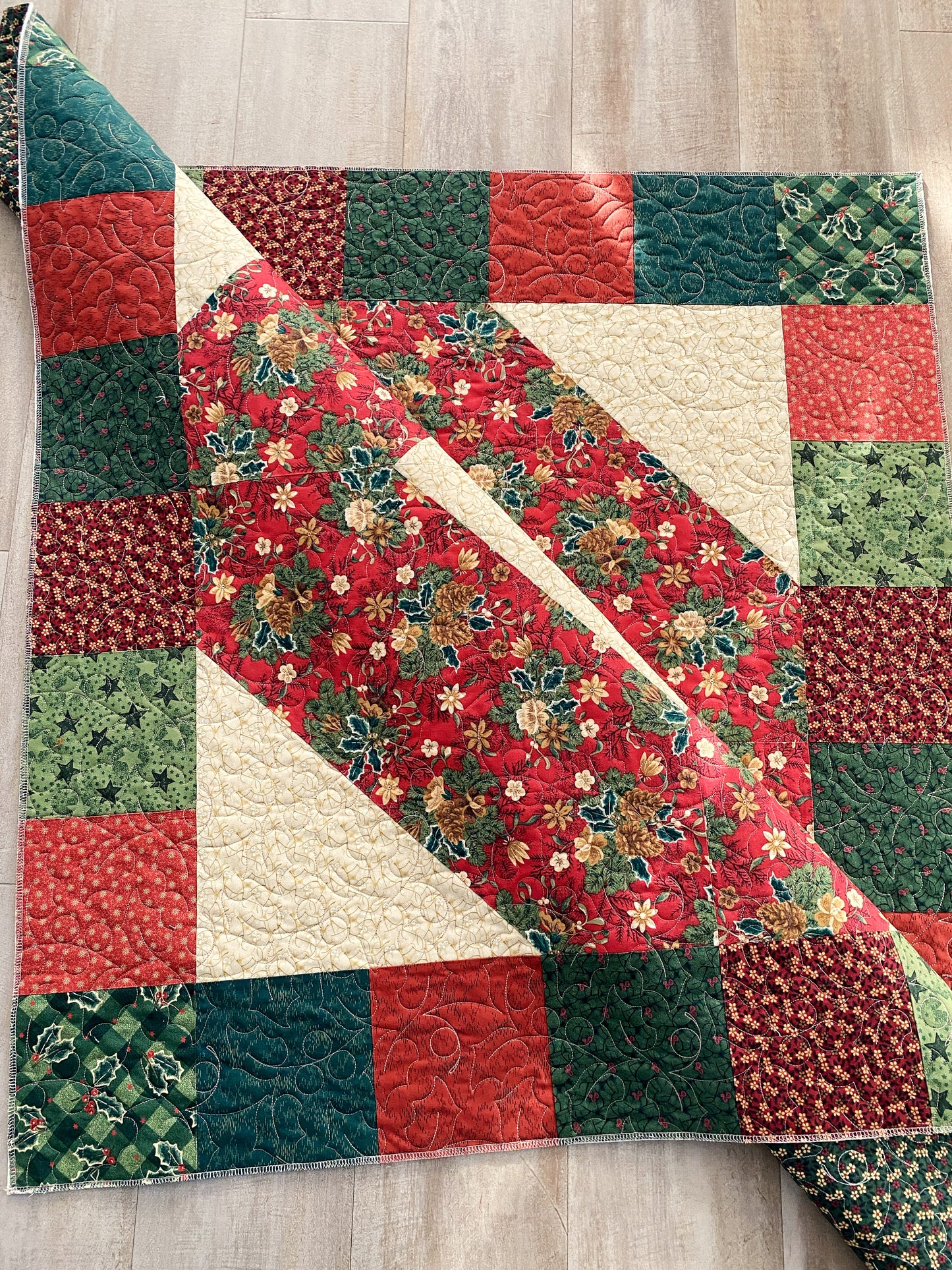 Sunflower and Christmas Quilts