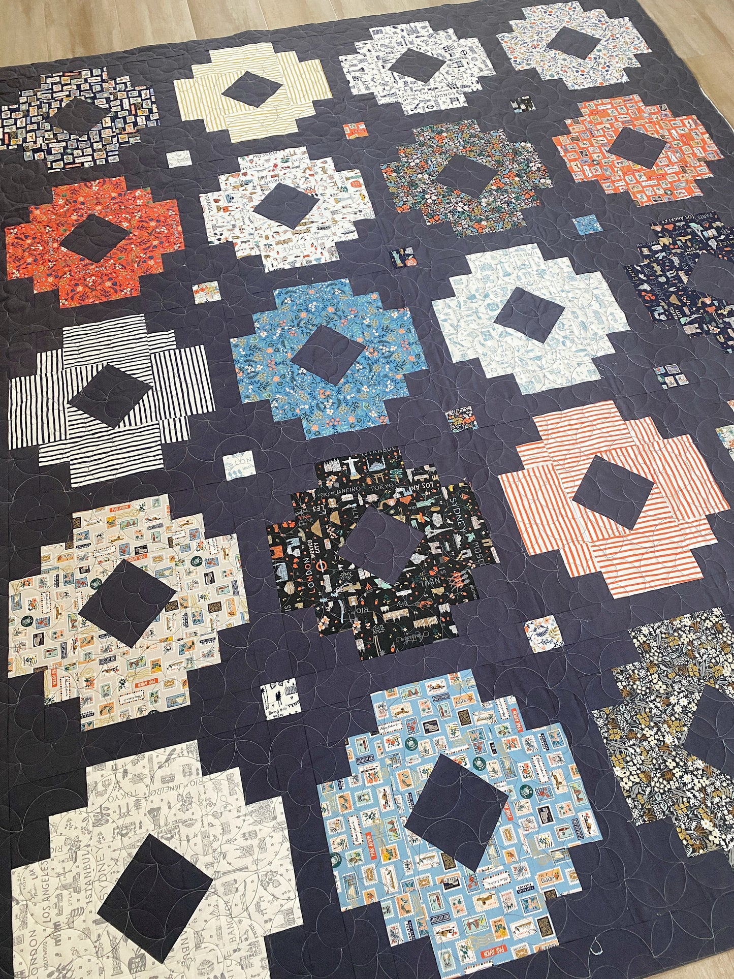 Patchwork Hearts & Solstice Lights