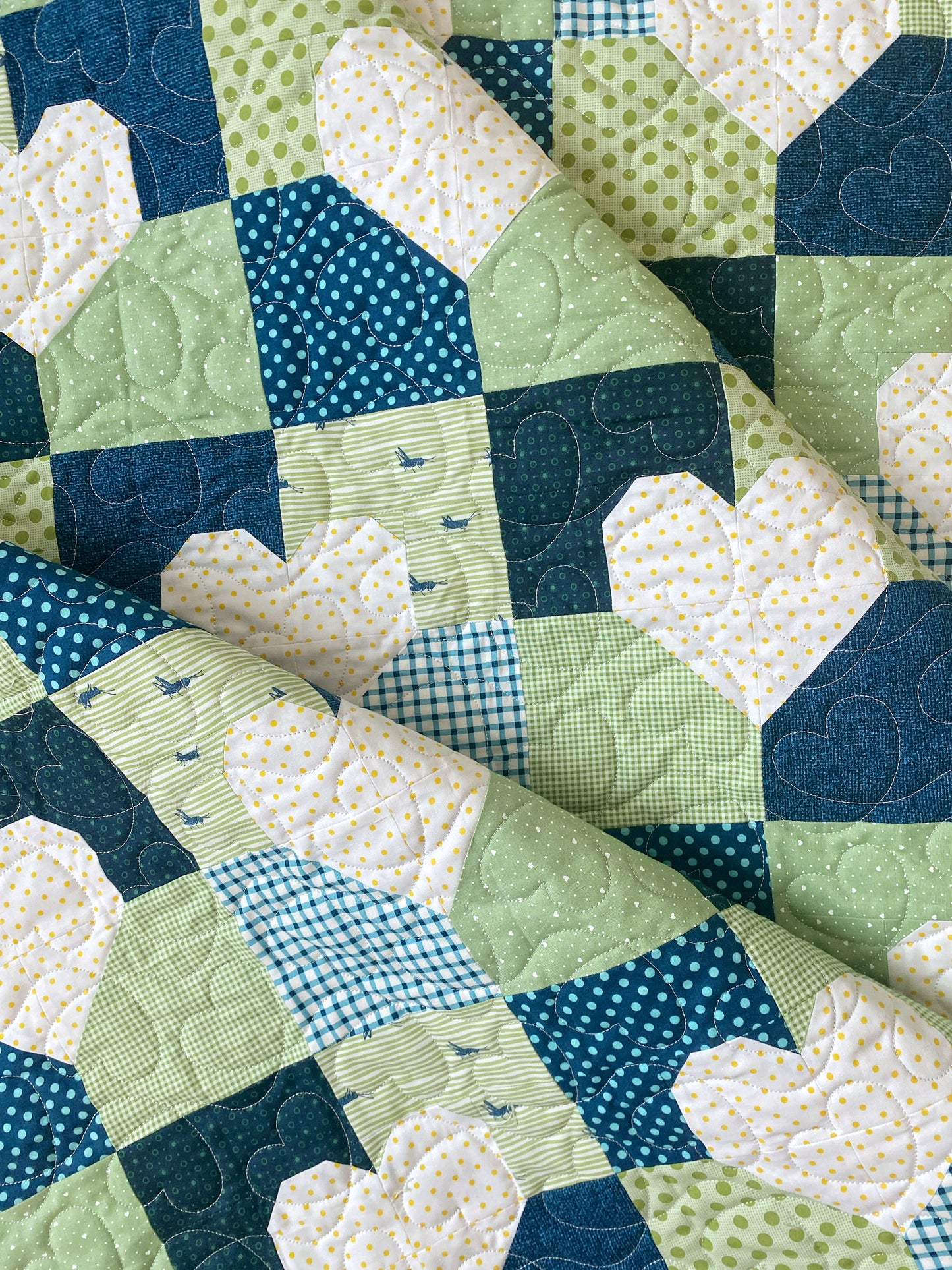Patchwork Hearts & Solstice Lights
