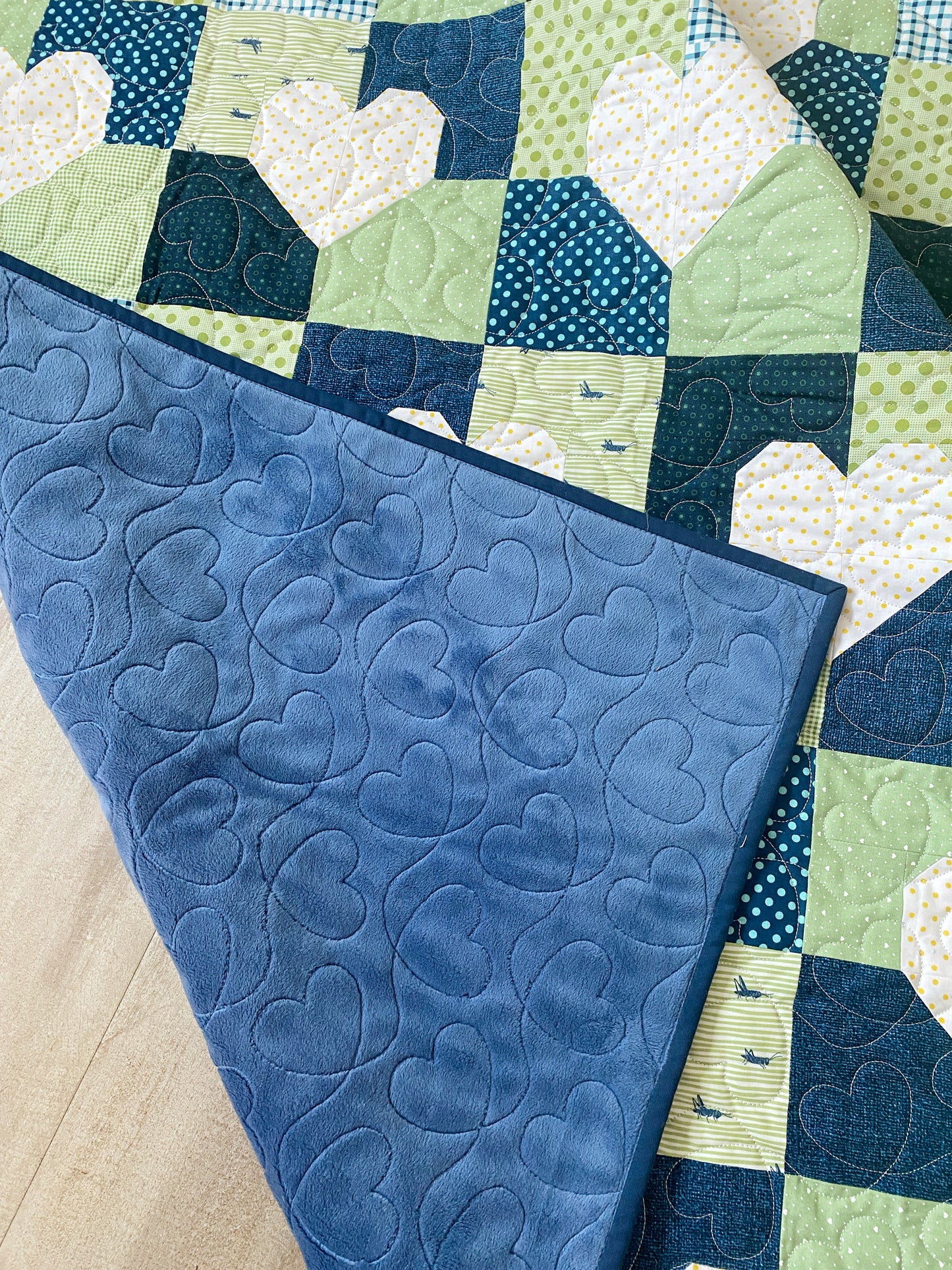 Patchwork Hearts & Solstice Lights