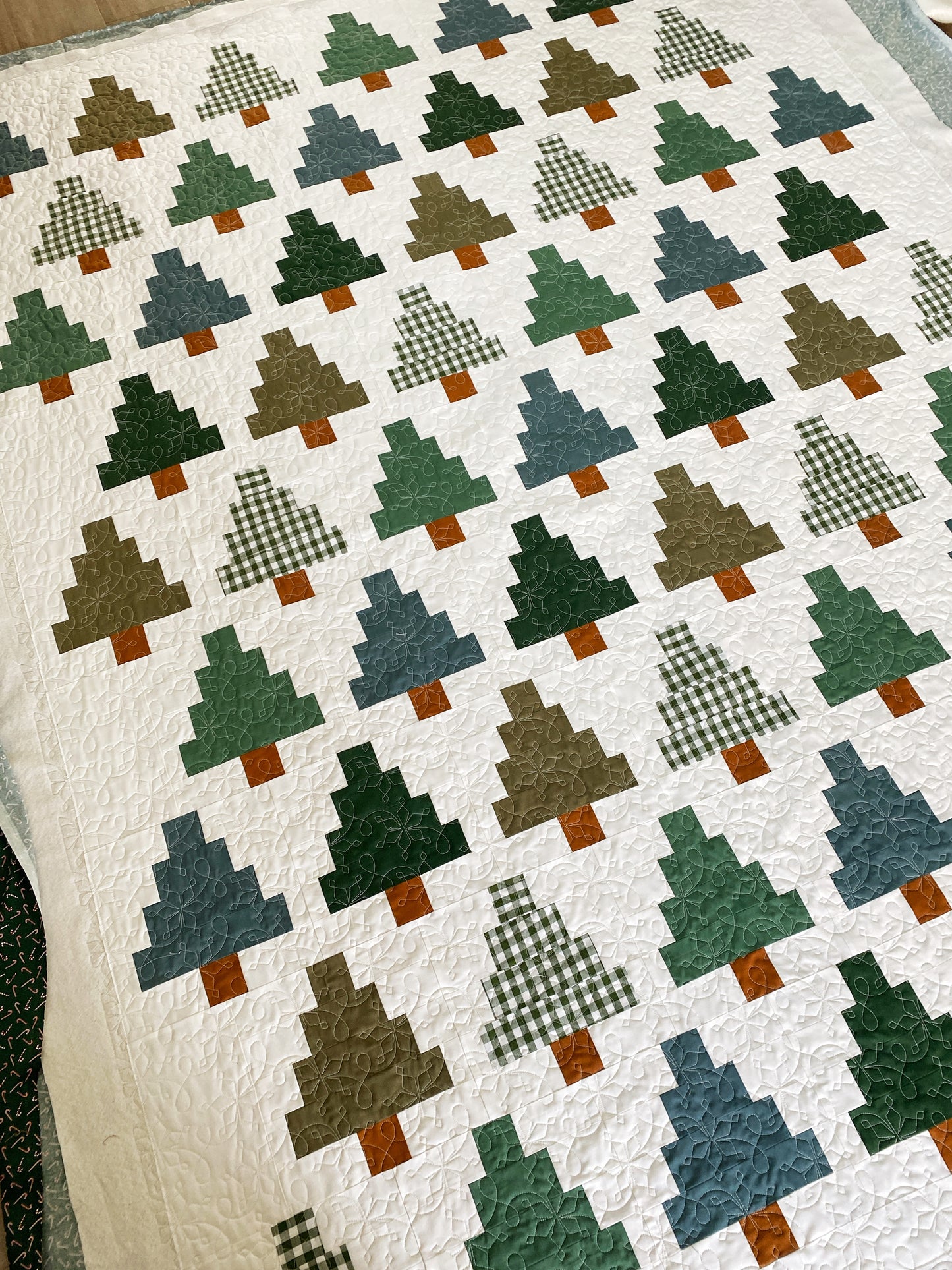 Quinn, Scarlett and Fiona Christmas Quilts
