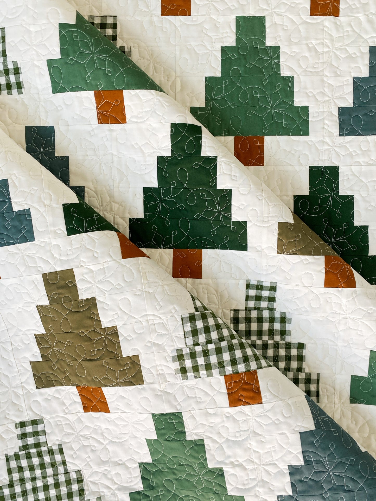 Quinn, Scarlett and Fiona Christmas Quilts