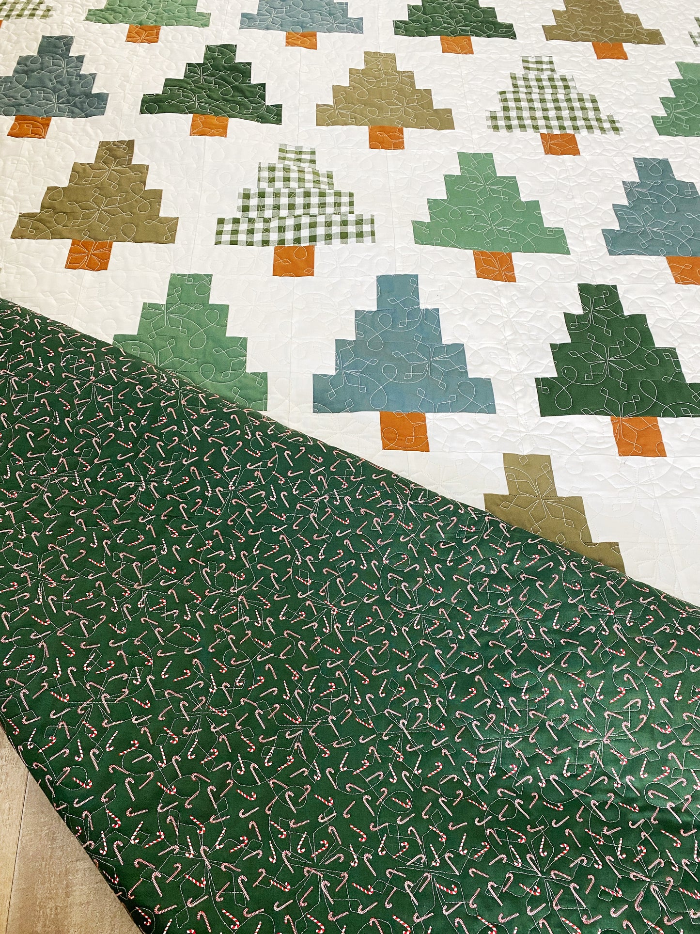 Quinn, Scarlett and Fiona Christmas Quilts