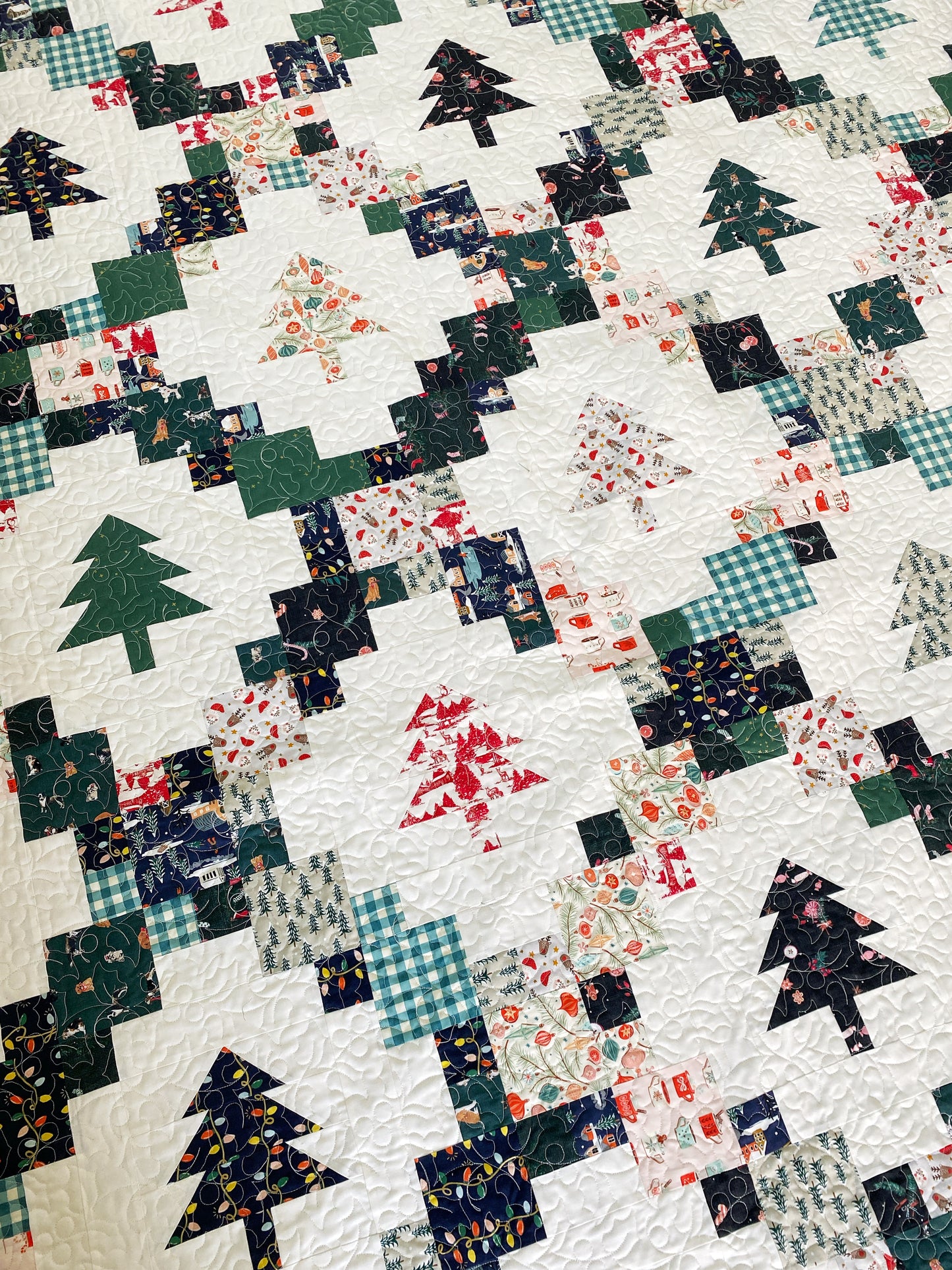 Quinn, Scarlett and Fiona Christmas Quilts