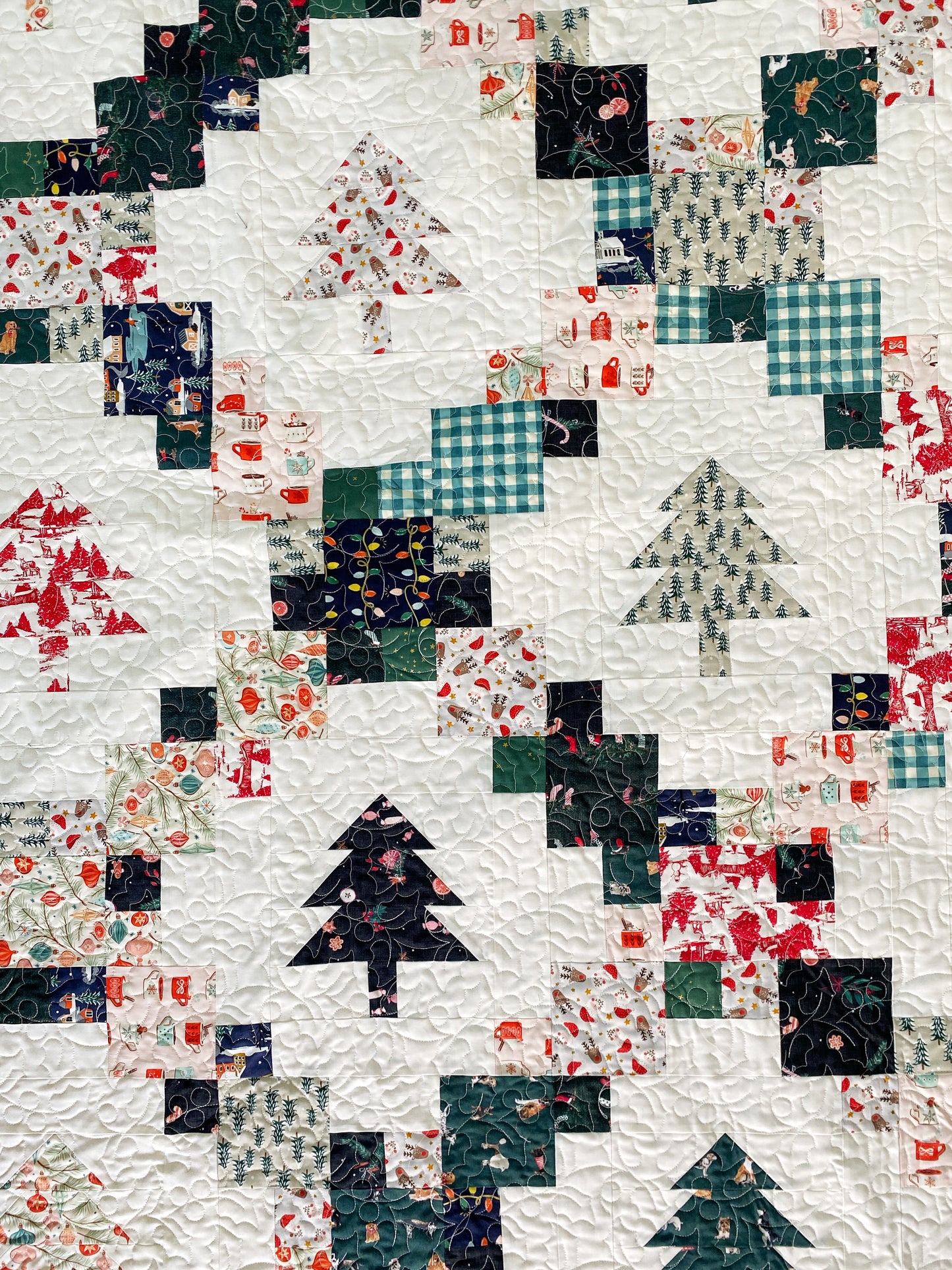 Quinn, Scarlett and Fiona Christmas Quilts