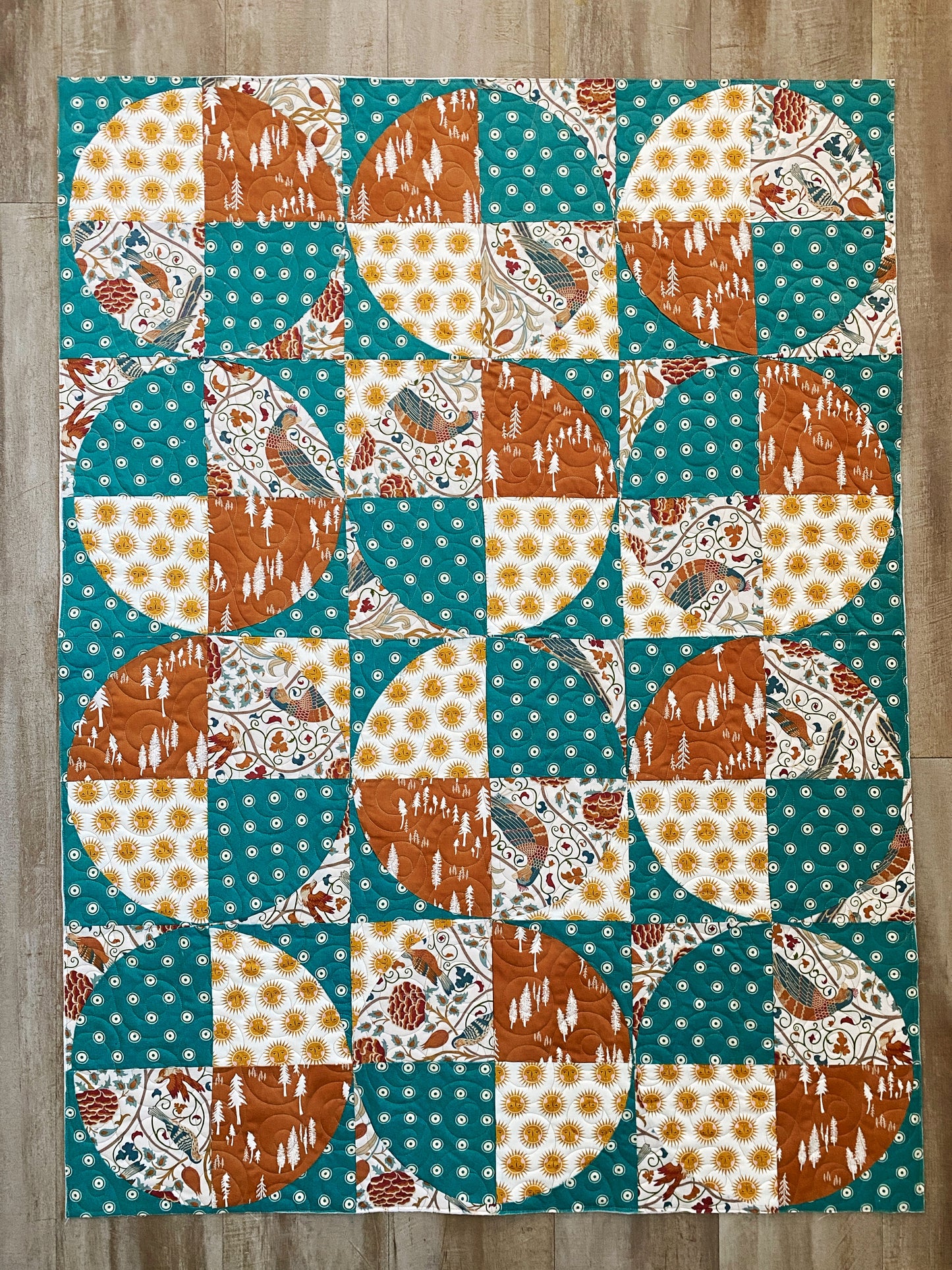 Quarter Square Triangles & Circles and Trees