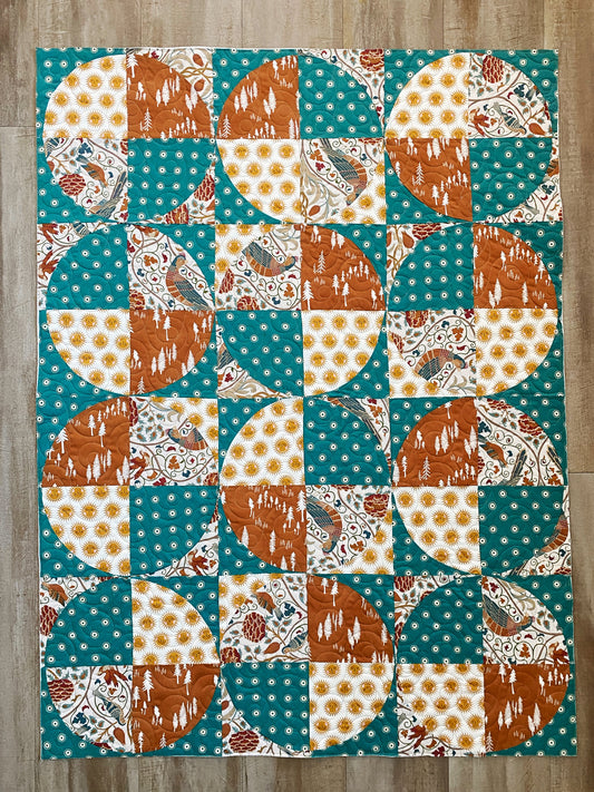 Quarter Square Triangles & Circles and Trees