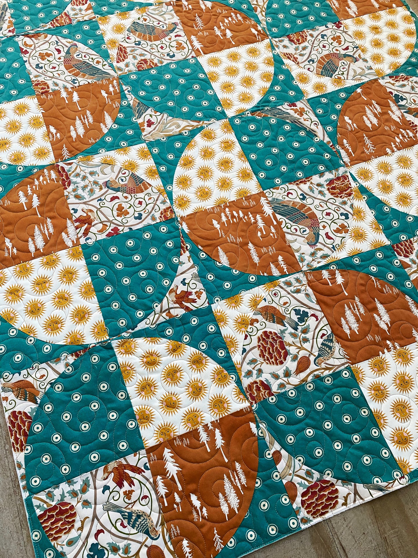 Quarter Square Triangles & Circles and Trees