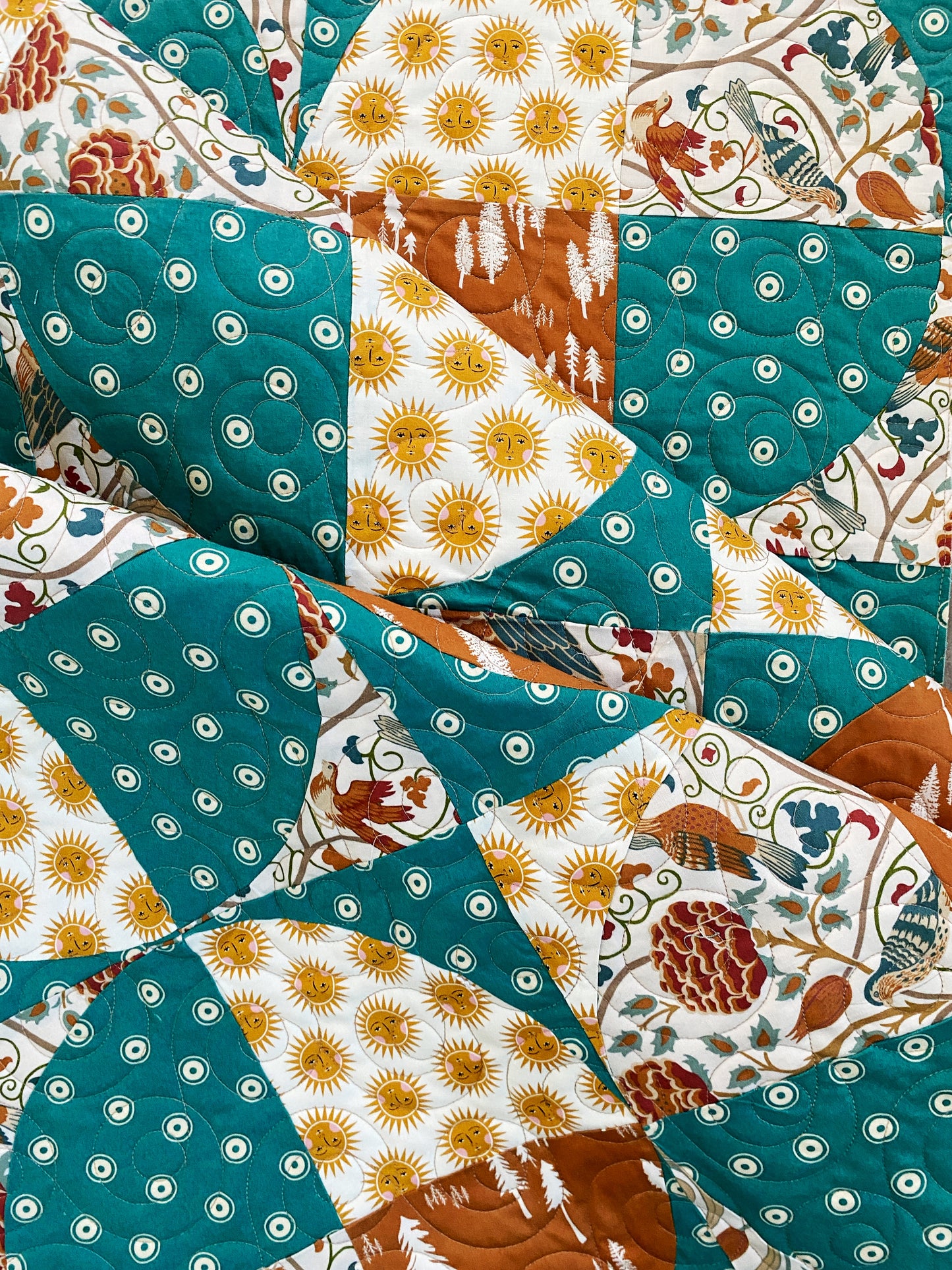 Quarter Square Triangles & Circles and Trees