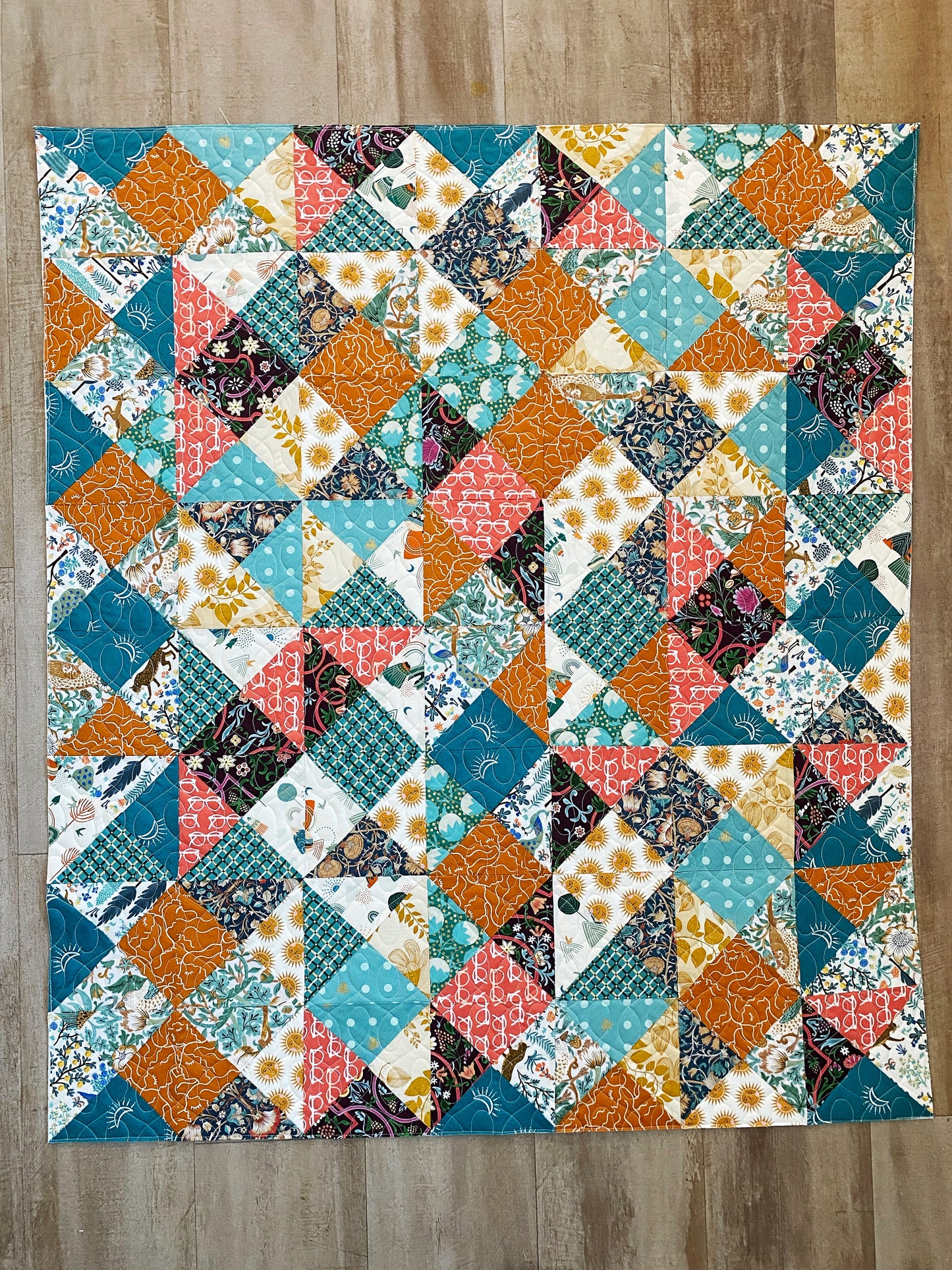 Quarter Square Triangles & Circles and Trees