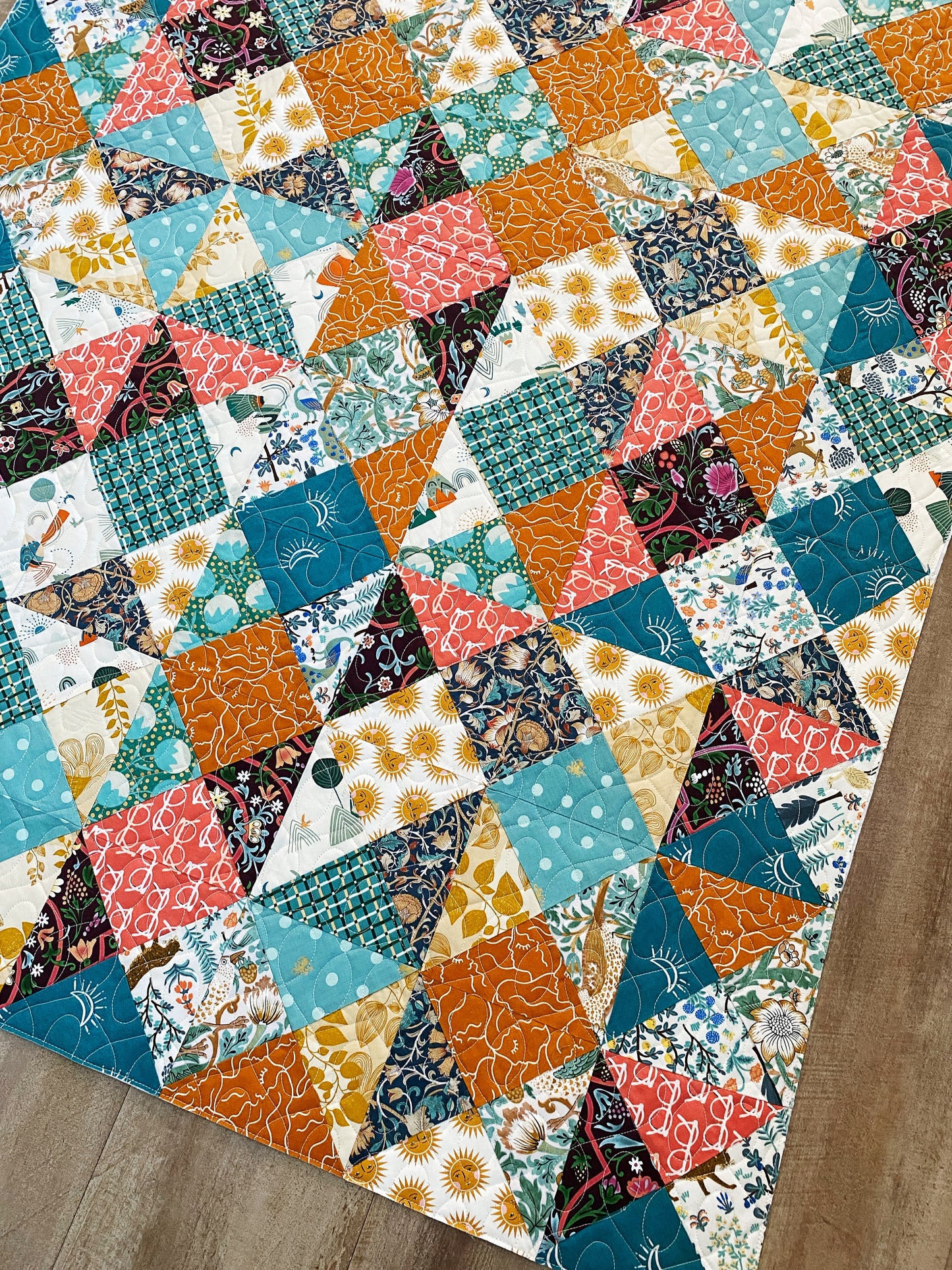 Quarter Square Triangles & Circles and Trees