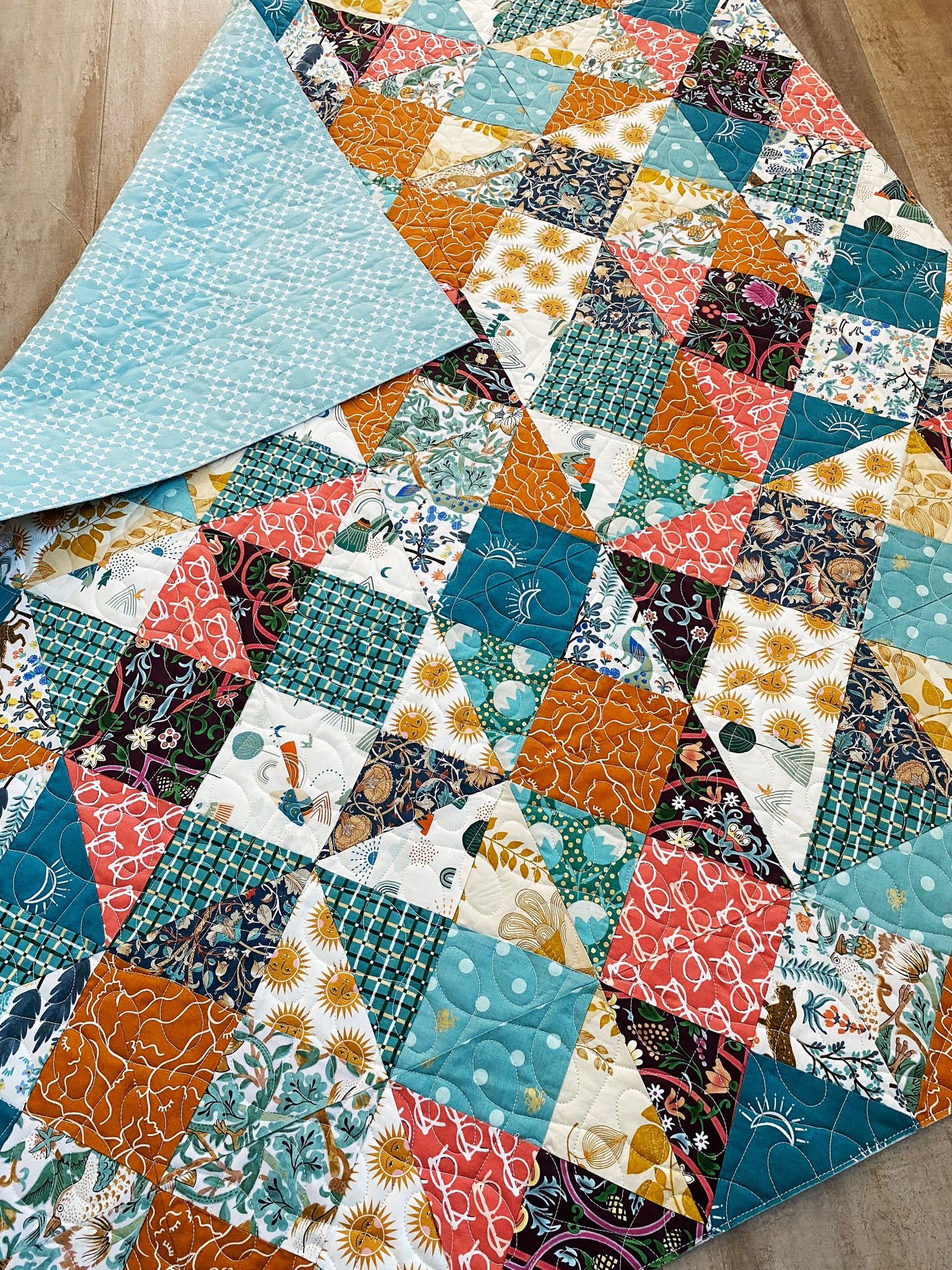 Quarter Square Triangles & Circles and Trees